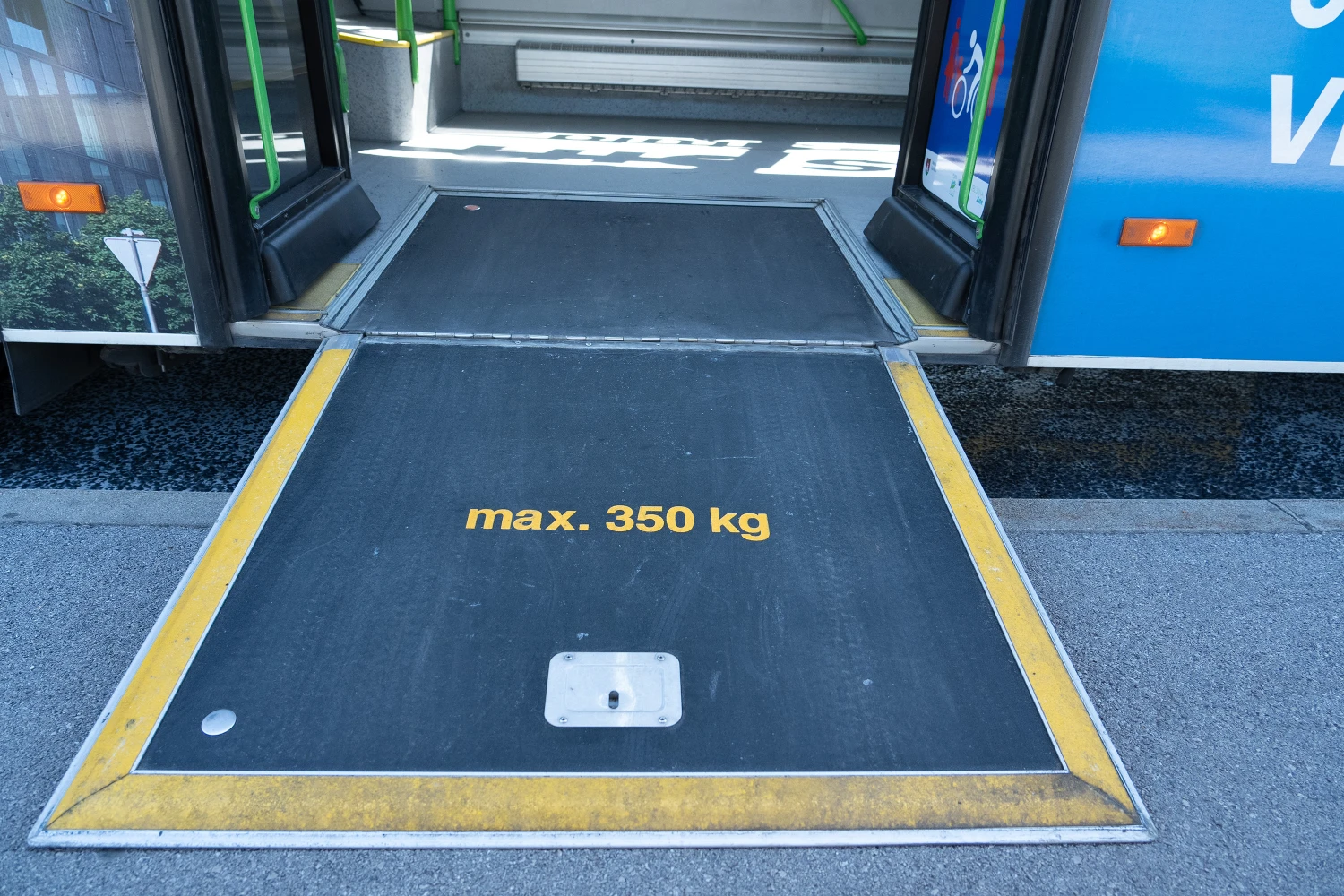 Bus accessibility ramp